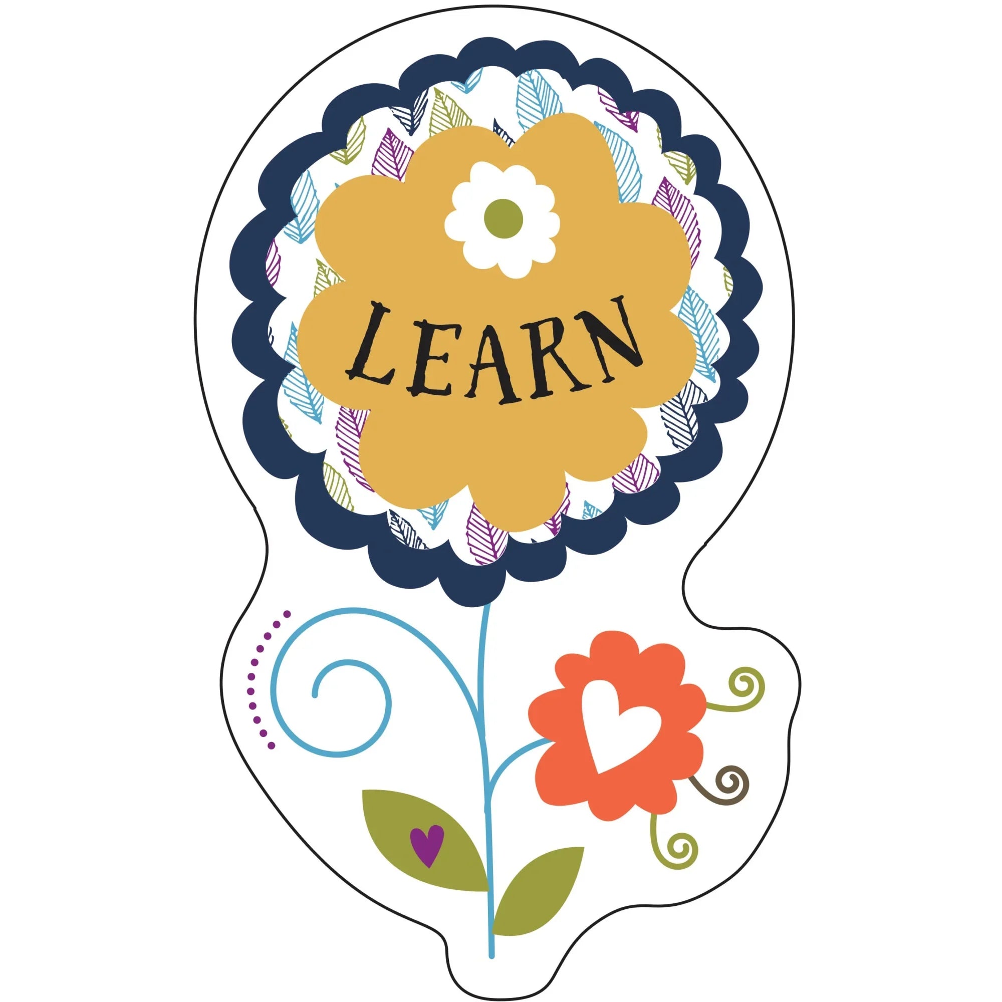You-Nique Bulletin We Multicolor, We Grow! Board K-5 Mini Learn, Carson-Dellosa When Grades Set,