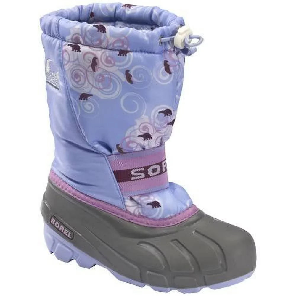 6 Sweet Orchid Sorel Cub Sz Boots Pac Girls Pea/Wild
