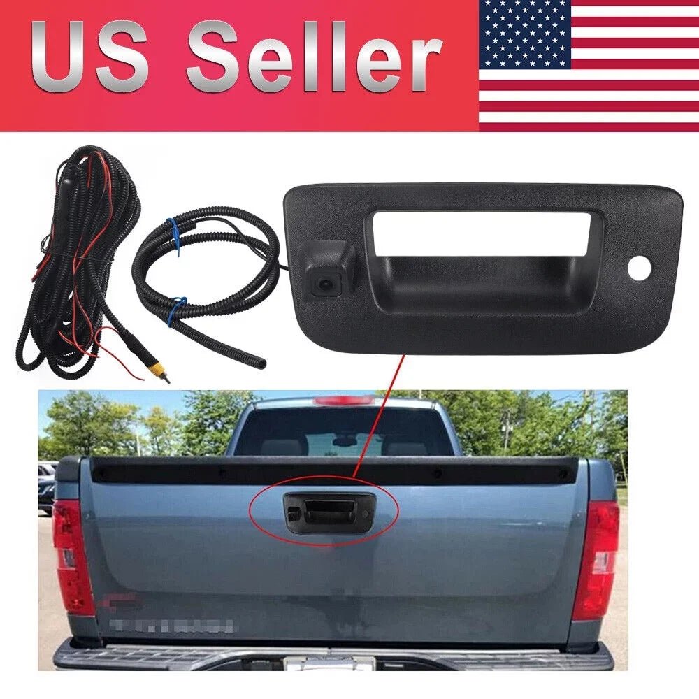 Backup Handle Rear Tailgate View Camera For Sierra 07-13 Chevy Silverado/GMC G·PEH