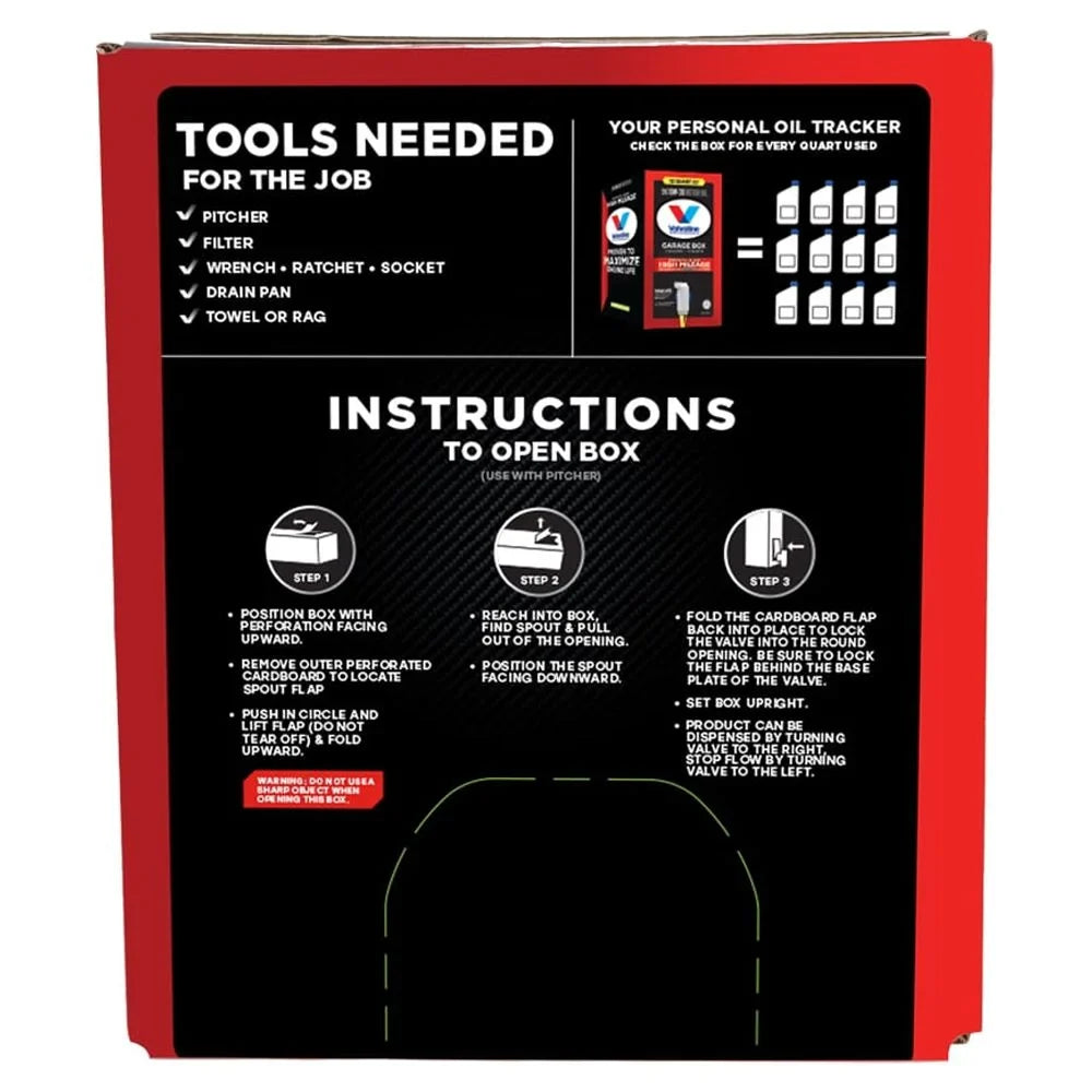 MaxLife QT Synthetic 12 Box Valvoline High Garage 10W-30 Motor Mileage Blend Oil