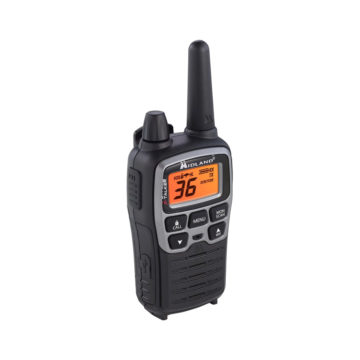 Channels, FRS 38-mile, Midland Walkie T71VP3 bundle X-Talker 36 Talkies, Two-Way Black Radio
