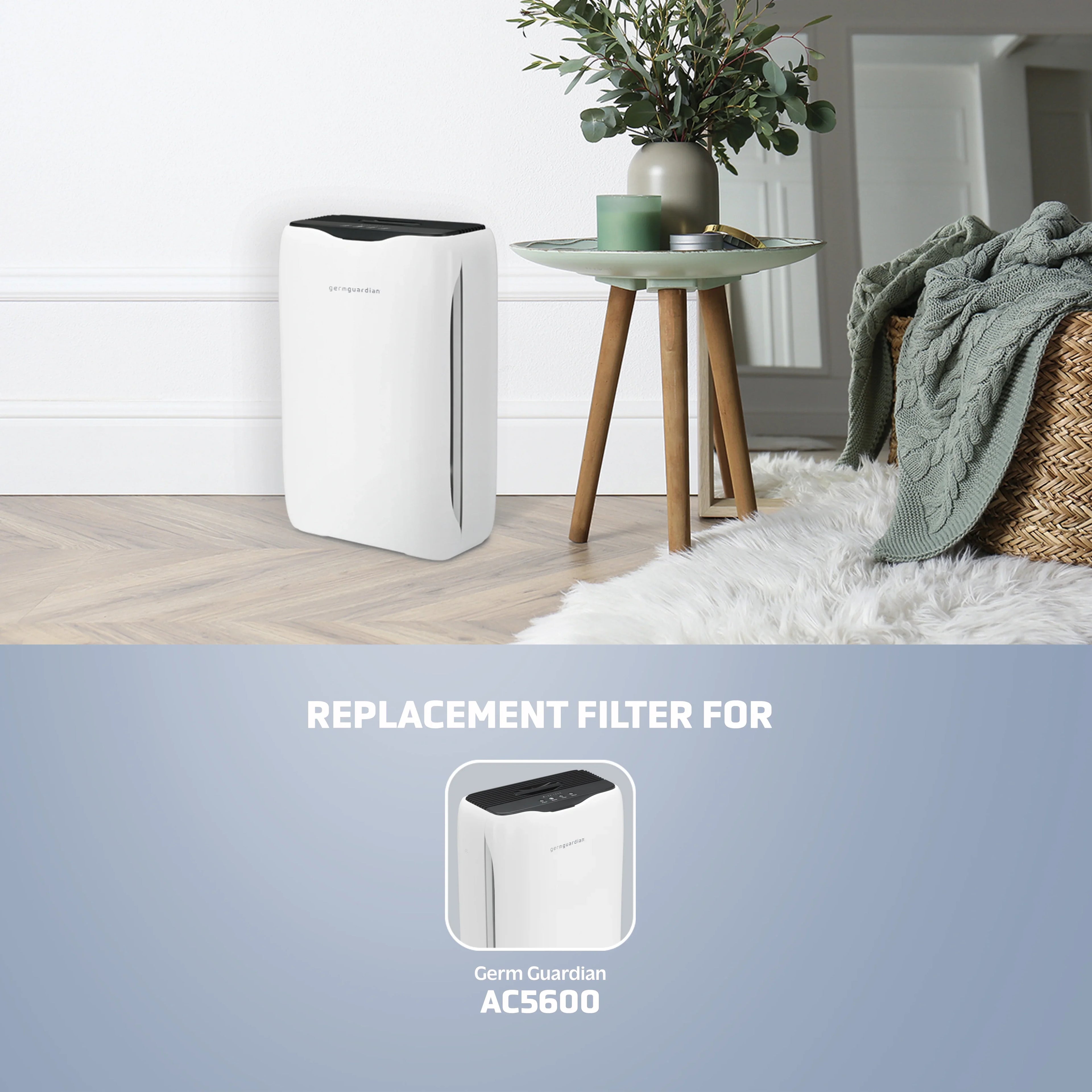 N Air Purifier, HEPA AC5600 FLT5600 Filter for Pure GermGuardian True Replacement Filter