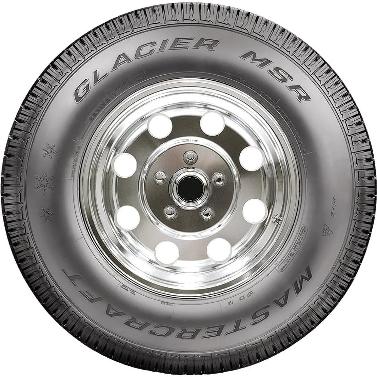 Glacier 255/70R17 MSR Mastercraft Tire 112T Truck Winter Light