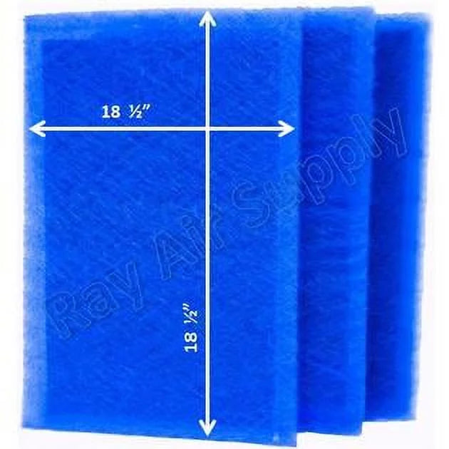 Pack) Compatible (3 with SUPPLY Air Cleaner RAYAIR Pads MicroPower 20x21 BLUE Guard Replacement Filter