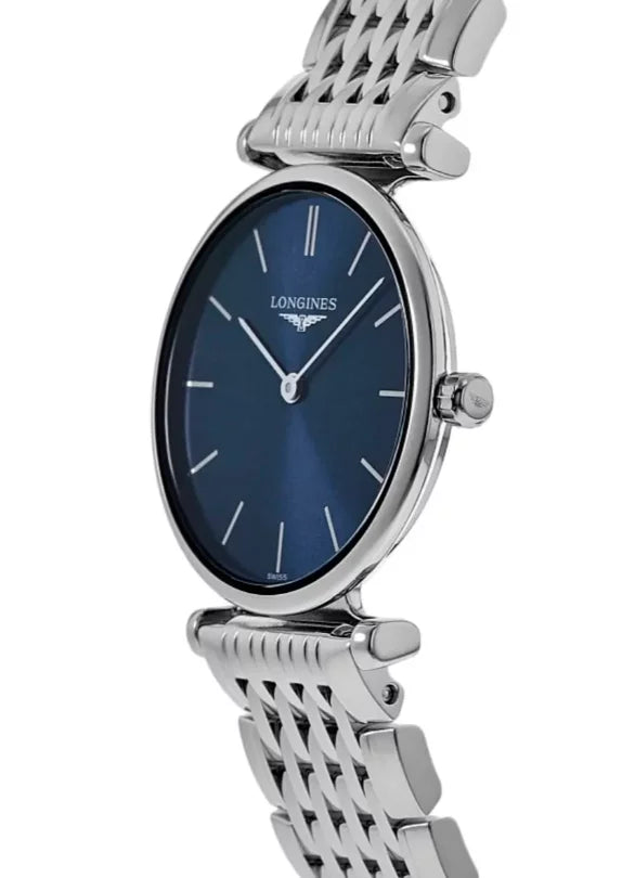 Classique La Dial L4.209.4.95.6 Steel Grande Women's Blue Watch Longines Quartz