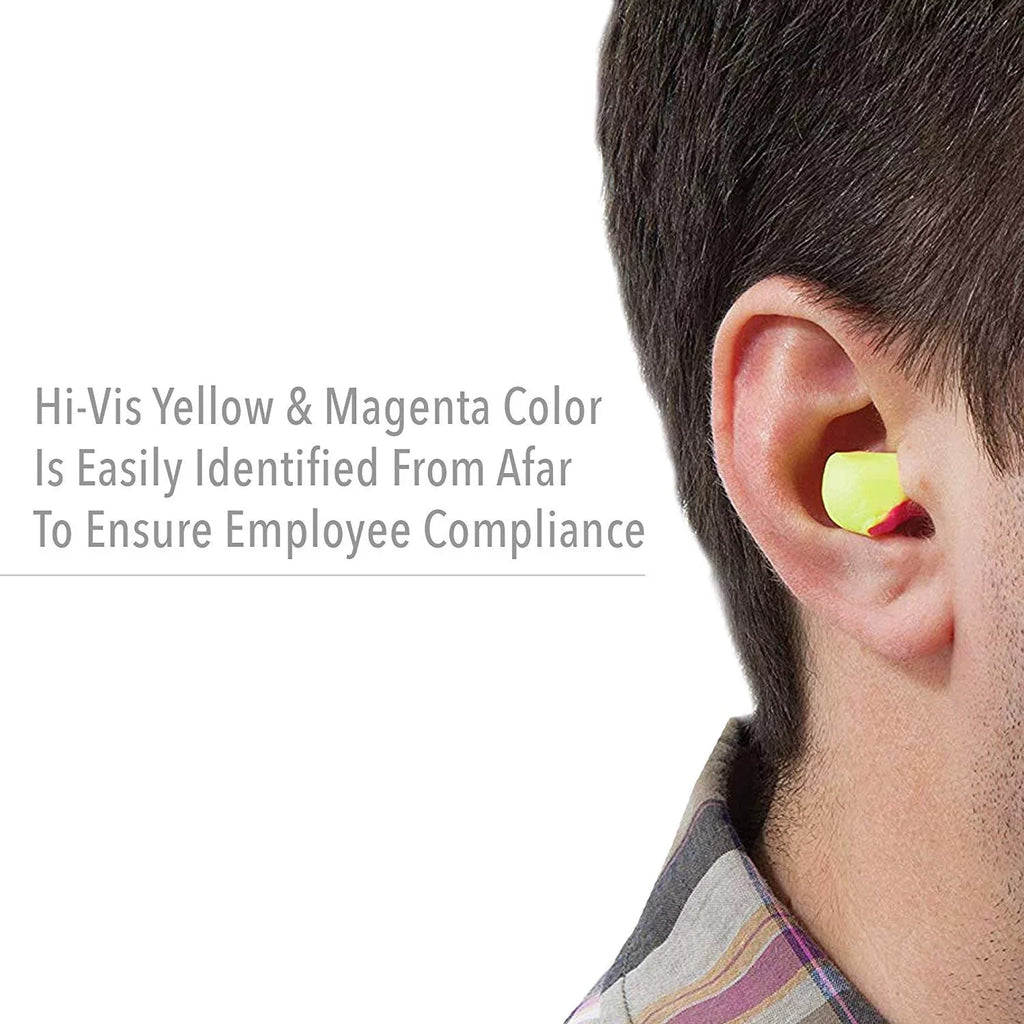 Pairs (LPF-LS4-REFILL), Lite HL400 Leight Refill Hi-Visibility 200 Yellow/Magenta Earplug Dispenser, Laser Howard for