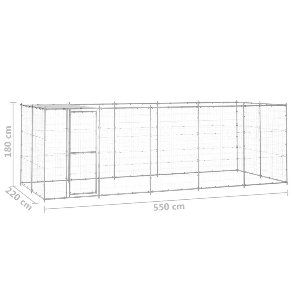 130.2 ft² Galvanized Roof Steel with Anself