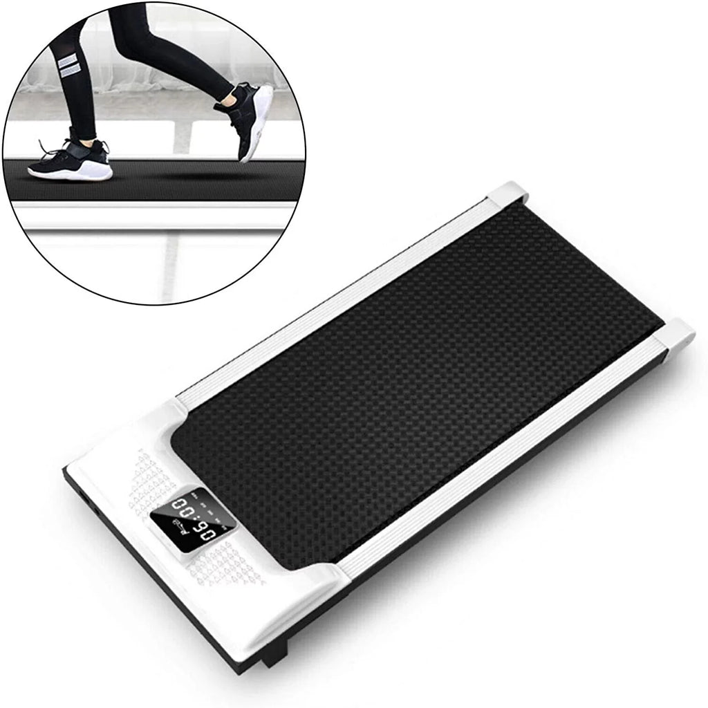 for Loyalheartdy 0.65HP LED Office Under Display LED Running Machine Treadmill Jogging 1-6km/H Portable Desk with Pad Home Walking Electric