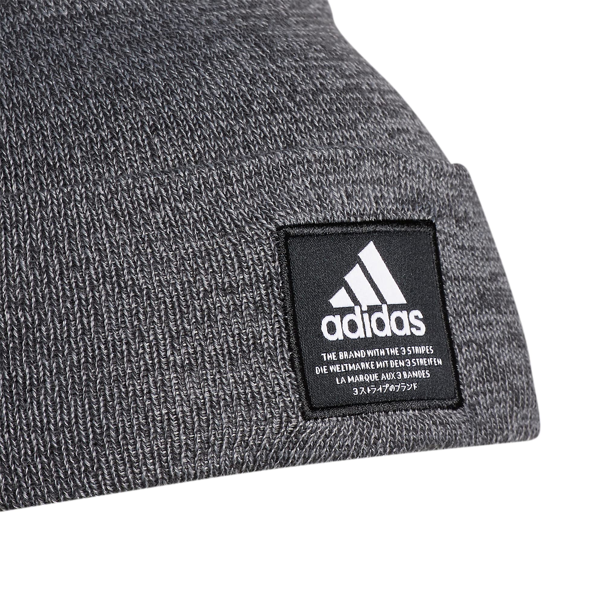 adidas One Fold F21, Men's Amplifier Carbon-Grey Twist/Black/White Size Beanie,