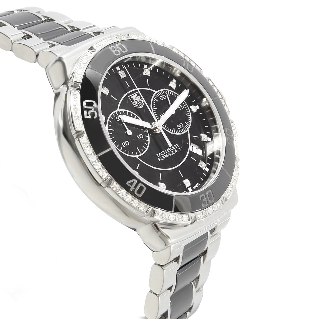 CAH1212.BA0862 Pre-Owned Formula Unisex Steel/Ceramic 1 in Tag Watch Heuer Stainless