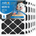 Pack Odor MERV 6 Furnace 5 WICKED MPR FILTERS Air Premium CLEAN by FPR AC Carbon HVAC USA Eliminator Made & AIR. to Filters 12x30x1 700 12x30x1 Comparable Filter AIRX Filter 8