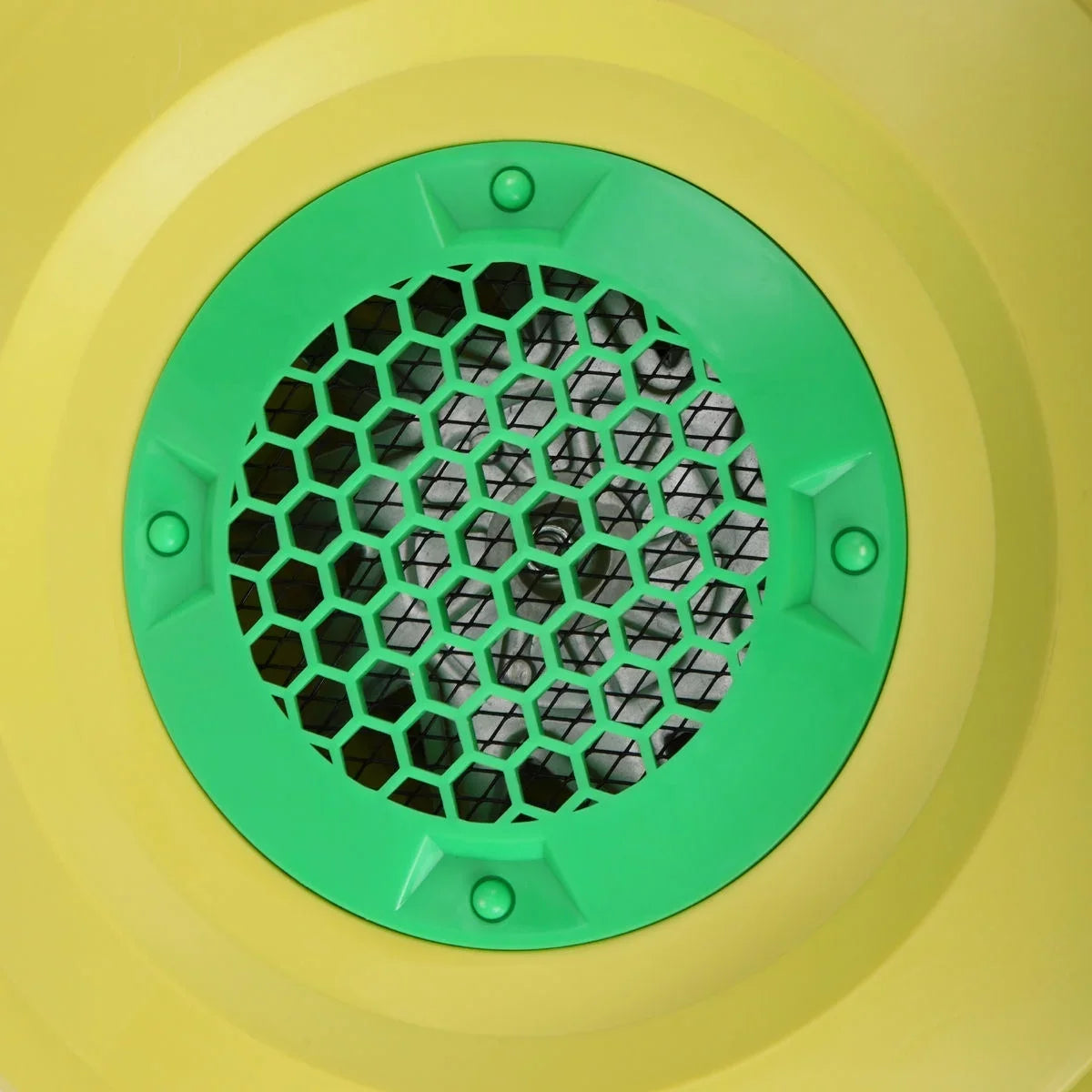 Outdoor Safe, Indoor Pump for Slides, Blower, - Fan Inflatable Yellow Green Portable Water Castle, Bounce Air and