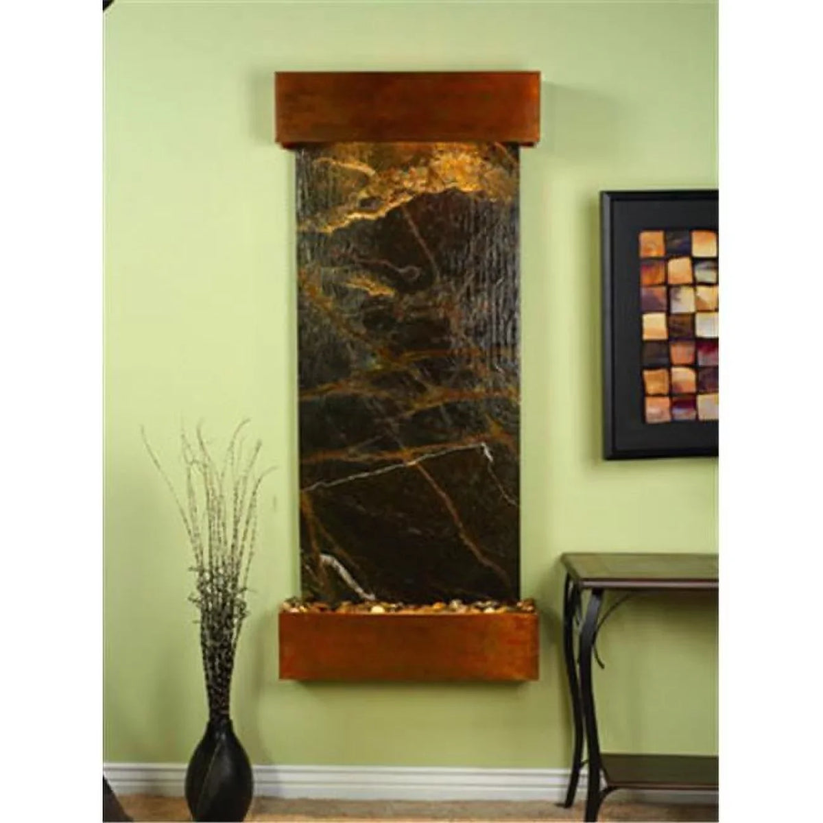 Green Rainforest Wall Marble Adagio IFS1005 Inspiration - Fountain Falls