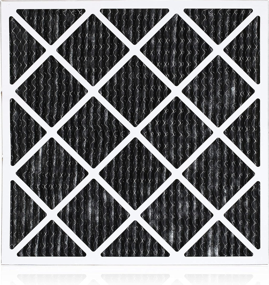 MERV Filterbuy (12-Pack) AC Eliminator Air Odor Furnace Pleated 12x12x1 Filters Activated with 8 Carbon HVAC