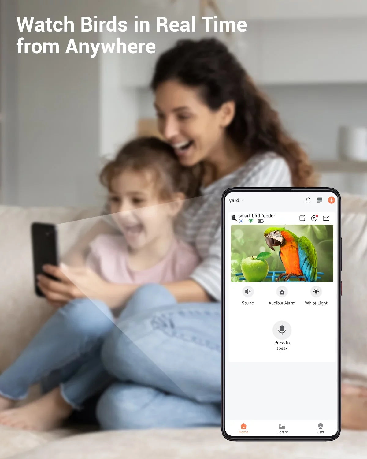 Videos House Auto Wireless Bird Security Camera, Bird Capture Outdoor Feeder with Bird Camera Solar Battery Feeder 1080P with Smart TMEZON Powered