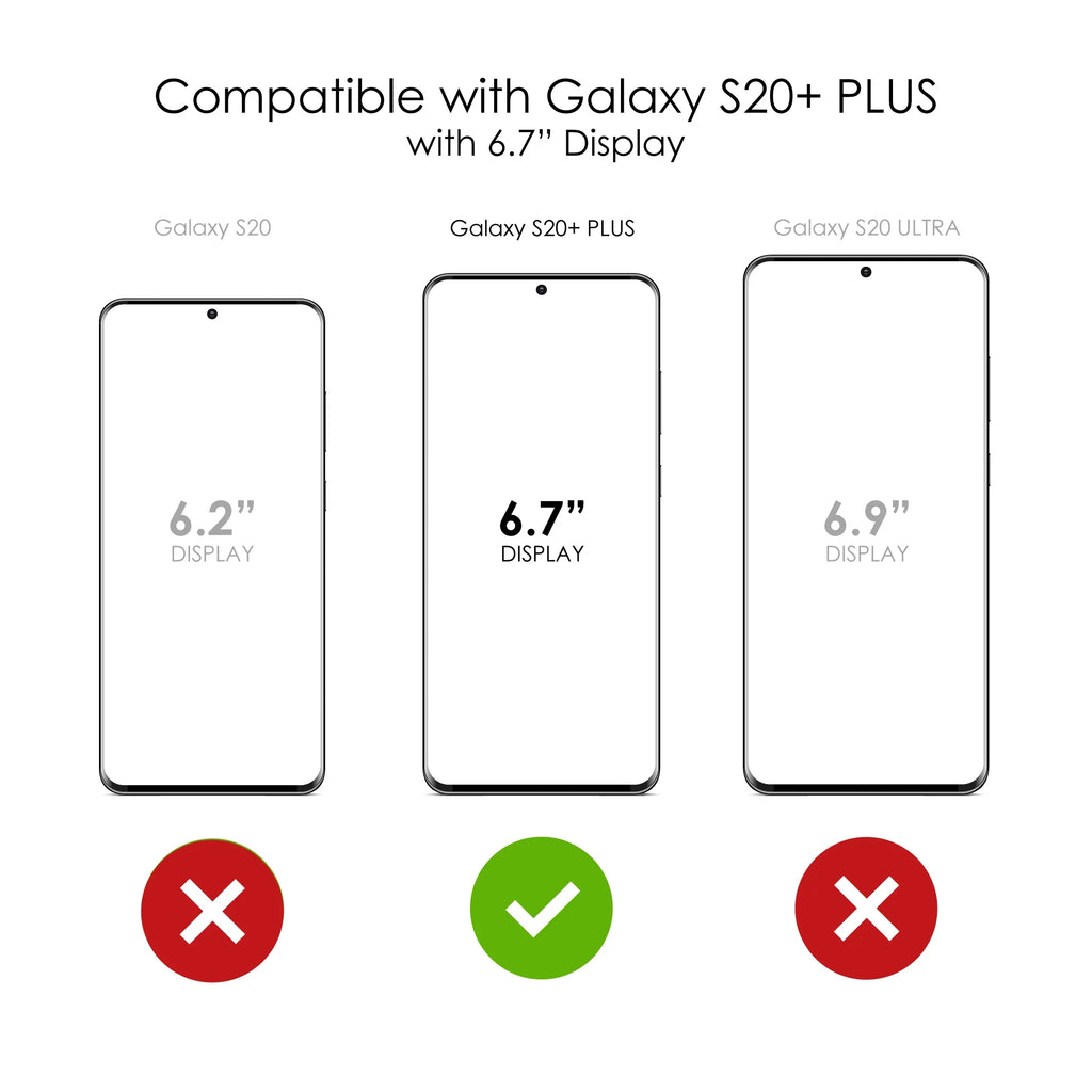 for DistinctInk - / Tempered Case Acrylic Real Screen Hybrid 5G Clear Shockproof Protector PLUS Scuba Go Back S20 Glass Girls Galaxy Screen) Diving TPU - (6.7" Bumper