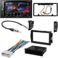 Ram Dodge AM/FM Pioneer Pickup Camera/Installation Bluetooth/Backup Receiver DVD/CD 6.2" Stereo Double 2006-2008 W/ with Bundle Kit/in-Dash Touchscreen for WVGA Media KIT4705 Digital Car DIN