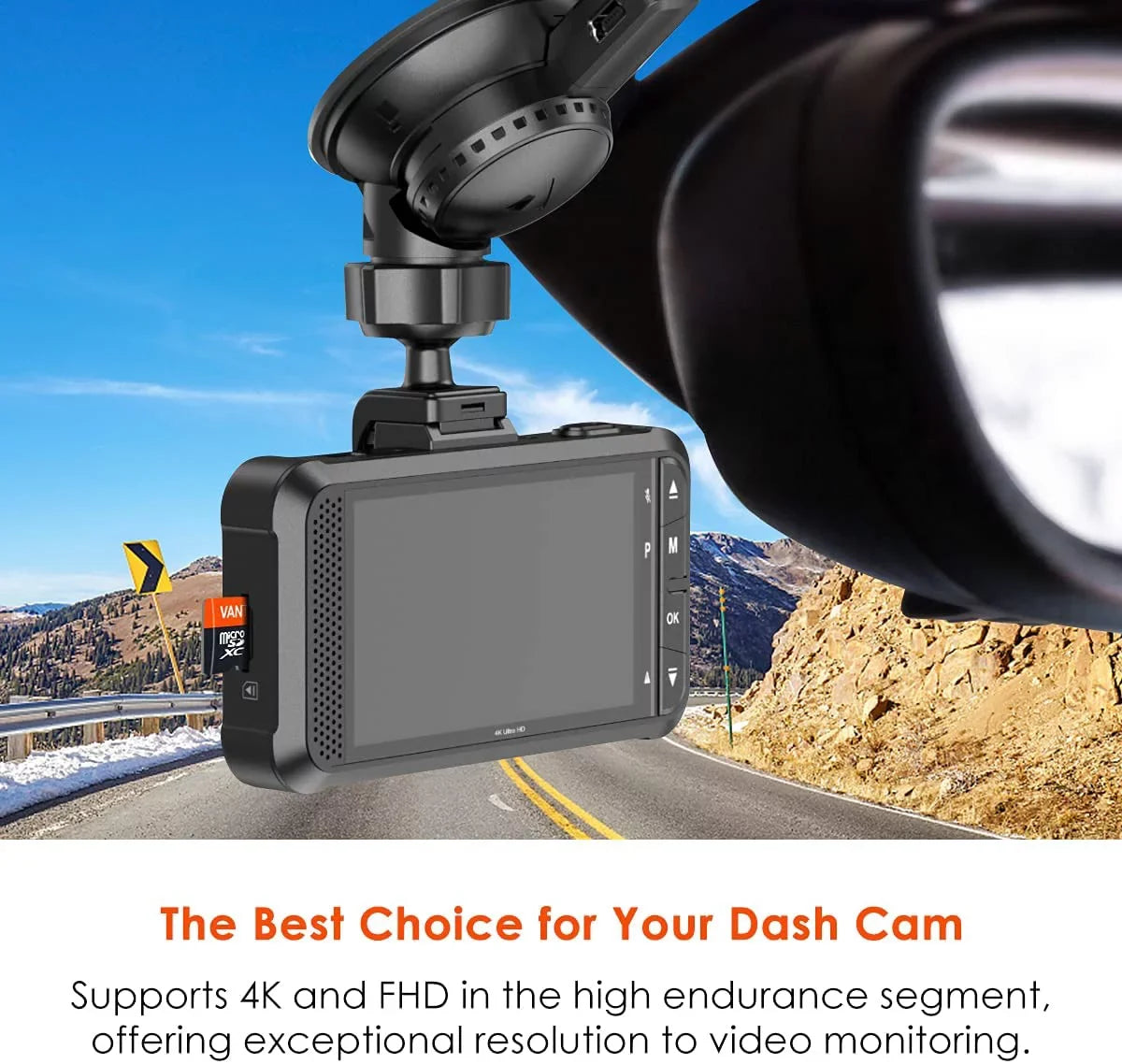 Video & Security UHD Memory 128GB Surveillance for Other 10 UHS-I U3 Class Action with MicroSDXC Monitoring Adapter V30 Camera, 4K Cams Body Dash Vantrue Cams, Cams, Card