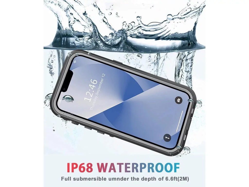 Case Full inch Screen with Protective Waterproof Protector,Underwater 13 Built-in Dustproof Shockproof For Full-Body 13 iPhone Cover iPhone Sealed for 6.1