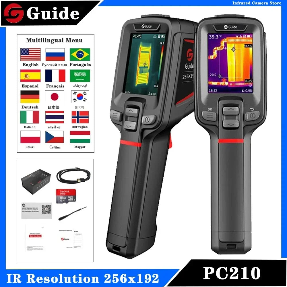 Camera Electrical Camera Circuit Thermal Inspection Car for Guide Repair Imager HVAC Infrared Thermal PCB Thermographic PC210