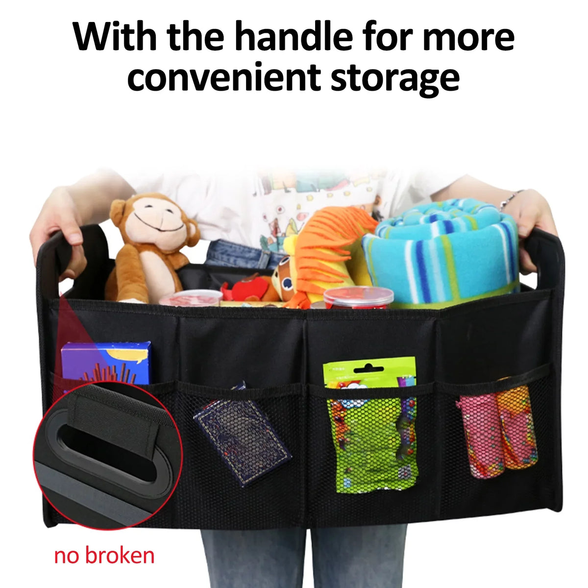 Box, Folding Trunk Capacity, Solution Practical Automotive Nebublu Car 55L Cloth Organizer, Oxford Storage Cargo