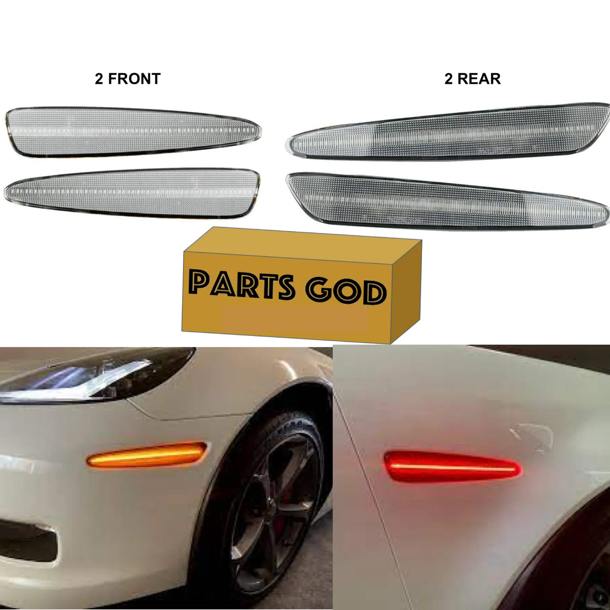 C6 Markers Side Corner Corvette LED Lights