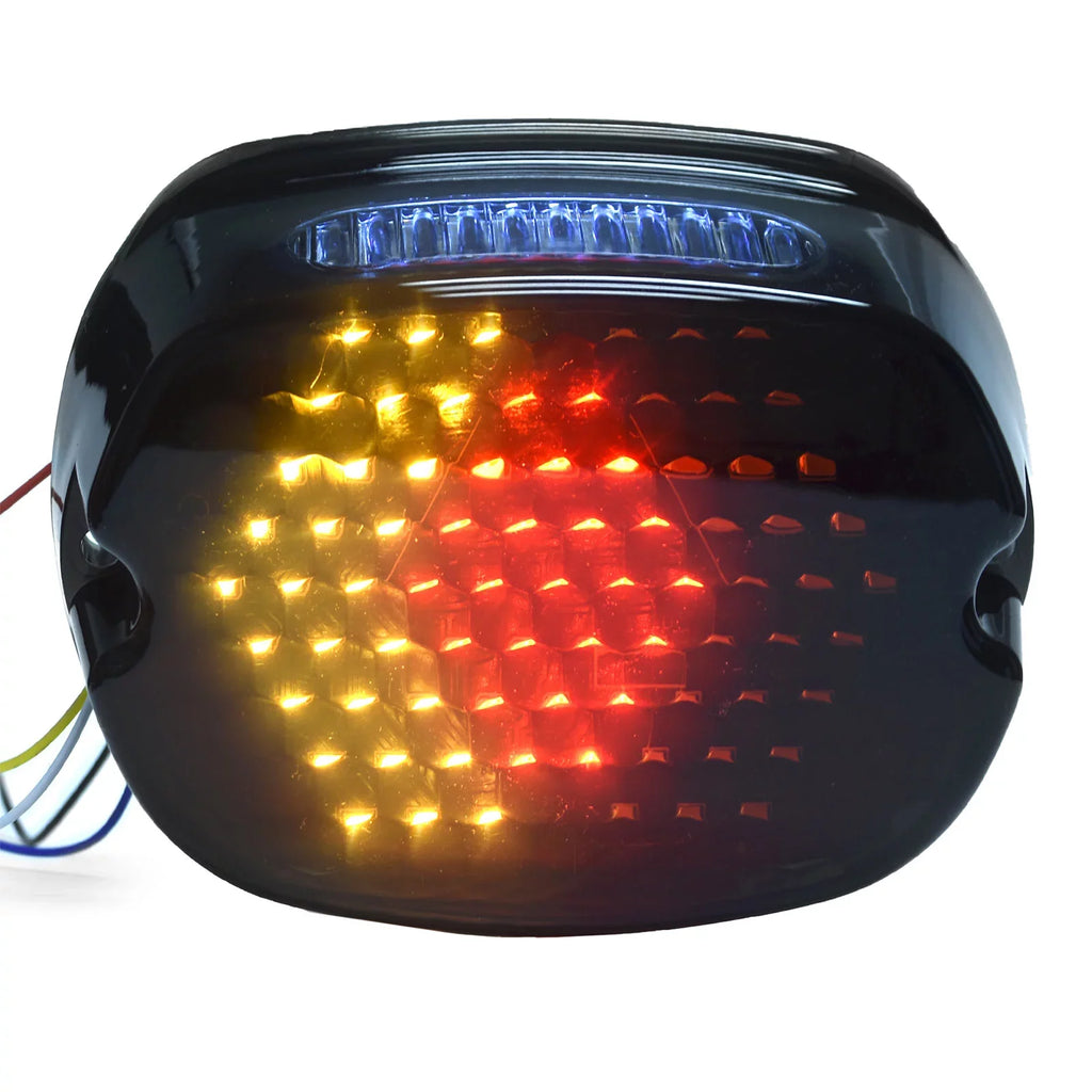 Classic Turn Fits - Glide Electra Light Tail CVO Headlights Light Smoke Round Krator Running Signals Harley 2006-2013 FLHTCUSE Most with 6-1/4" Profile Ultra Davidson Low Compatible Brake Light LED