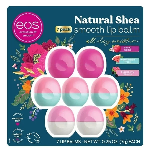 Balm Sphere, 7 Fruity Eos Count Lip