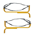 Canoe Level & Stand-Up 1232 Rack Board Hanger Paddle Yellow - Kayak Holder