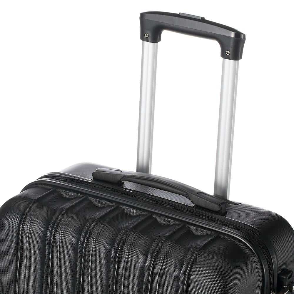 Bag Spinner Luggage Black 3 With Lightweight Hardside Set Lock SalonMore TSA Piece