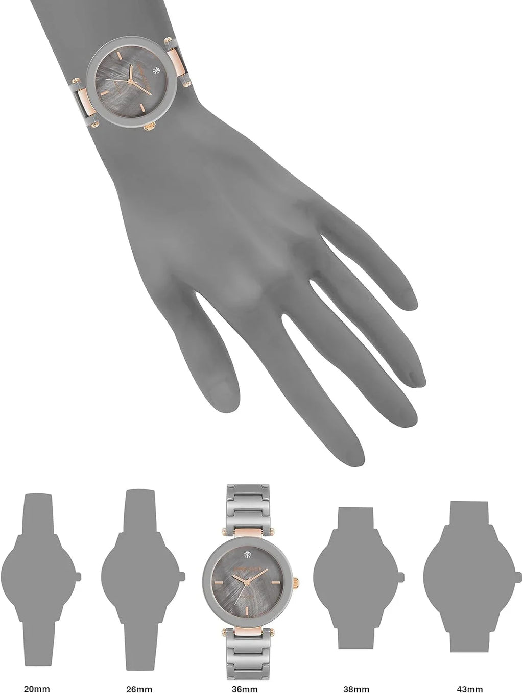 Watch Klein Dial Diamond Genuine Ceramic Anne Bracelet Women's