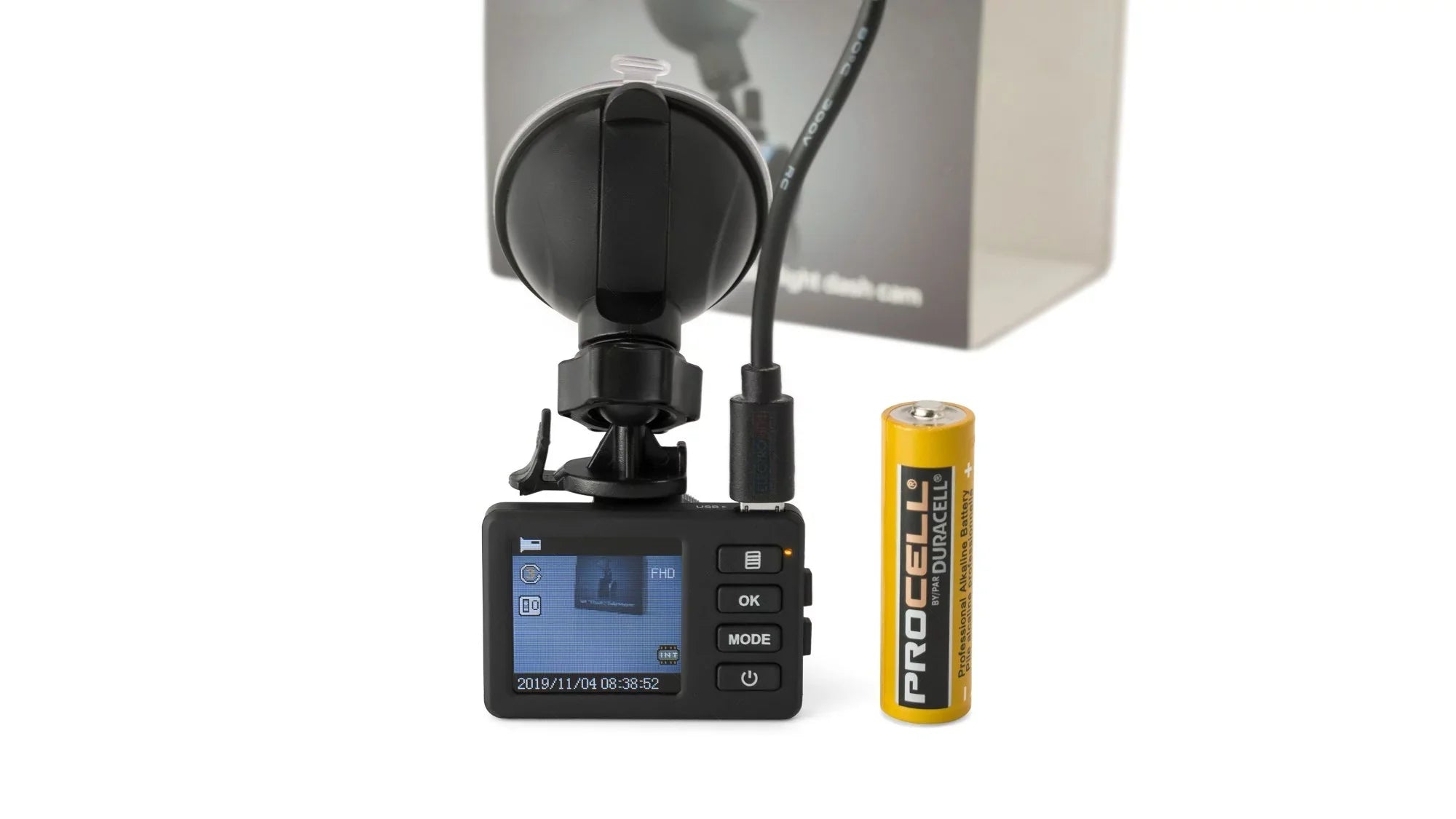 Dashboard Defense Cam Recorder HD Dash Front/Rear Car Video for DVR
