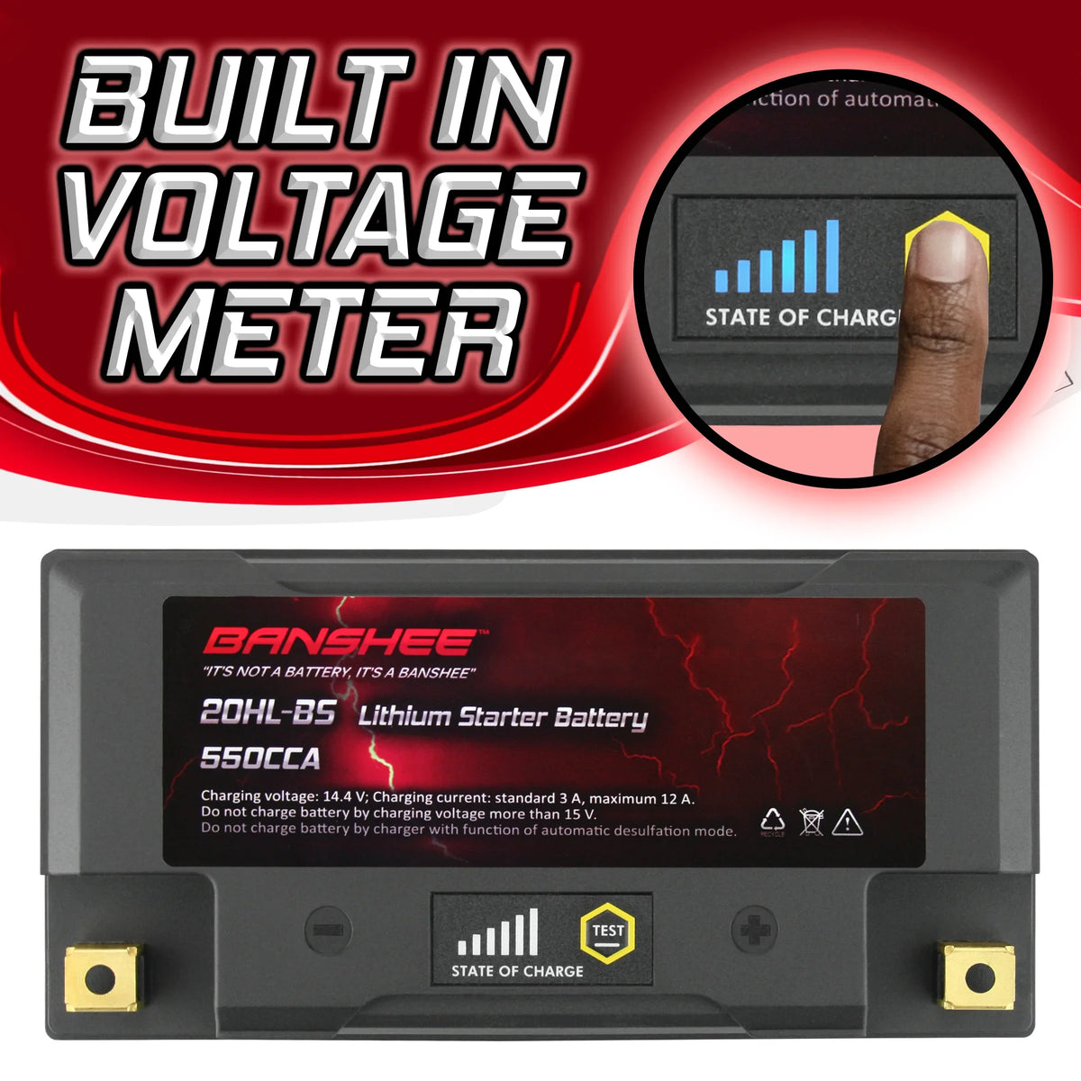 WaveRunner FC1800B Compatible Motorsports LiFePO4 with to Banshee Limited SVHO 2020 Yamaha FX 2017 Battery 20L-BS
