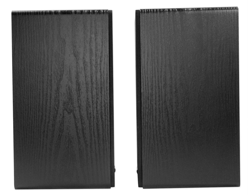 Bookshelf 150 Speakers+Stands Bluetooth+(4) Amplifier Rockville w/ BLUAMP 6.5"
