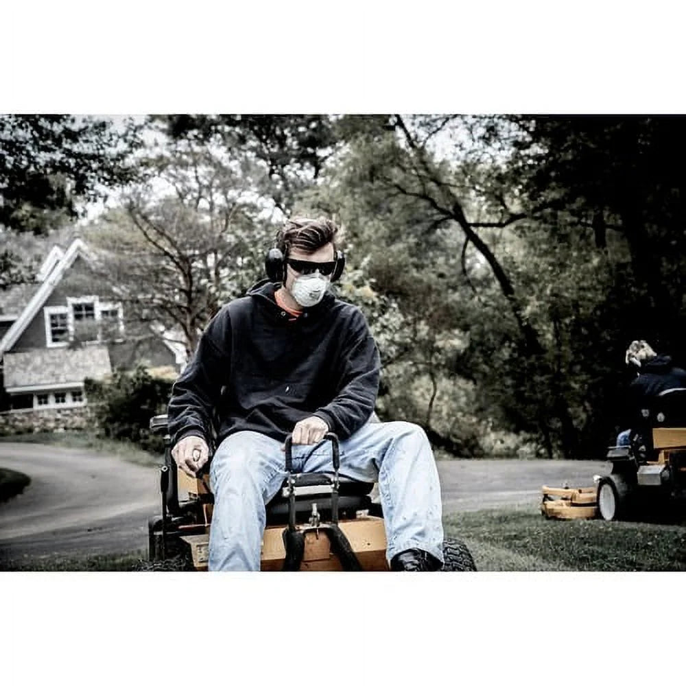 Mold, Lightweight, Allergen Particle Particle, Adjustable 3M / - Clip 8200 Protection Nose Granular Dust, Respirator Mask Pesticide, Stretchable, Disposable, 12 N95 - Carton Airborne