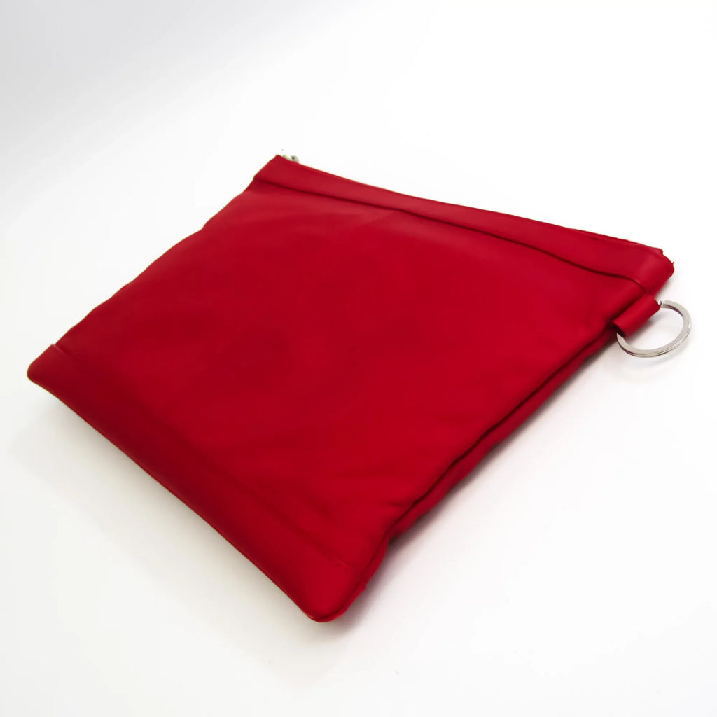 Color Pre-Owned Clutch 273022 Balenciaga (Good) Leather Women's Bag Red
