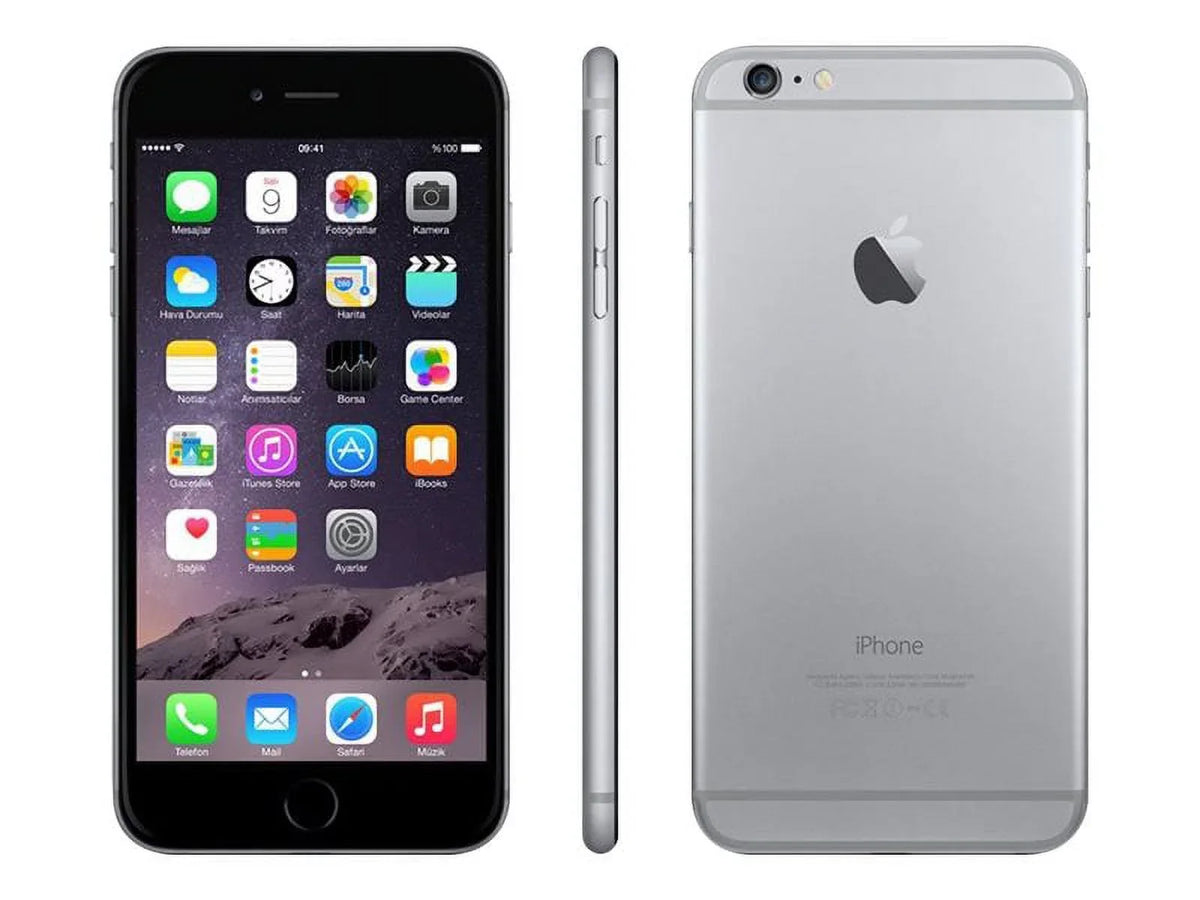 GSM LTE Phone 64GB Gray 6 (Refurbished) Plus Space Restored - Dual-Core 4G Apple iPhone Unlocked