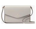 PLATINUM GREY Crossbody Spade Kate K7378 Sadie Envelope