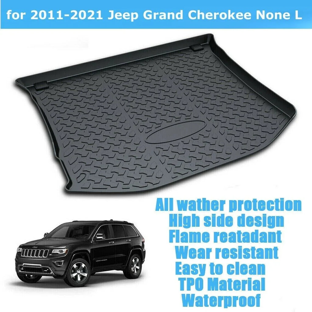 Easy 2011-2021 Jeep for Liner Cargo Grand Rear TPO Trunk to Cherokee Mats Clean