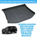 Easy 2011-2021 Jeep for Liner Cargo Grand Rear TPO Trunk to Cherokee Mats Clean