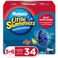 5-6 Huggies Ct 34 Large, Size Diapers, Swimmers Swim Little