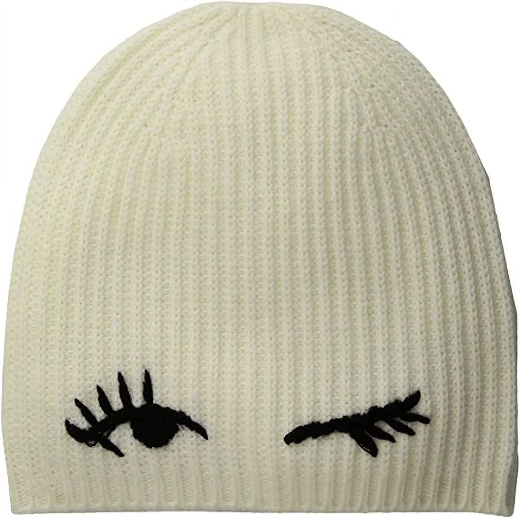 New Spade Cream/Black Kate Beanie York Winking