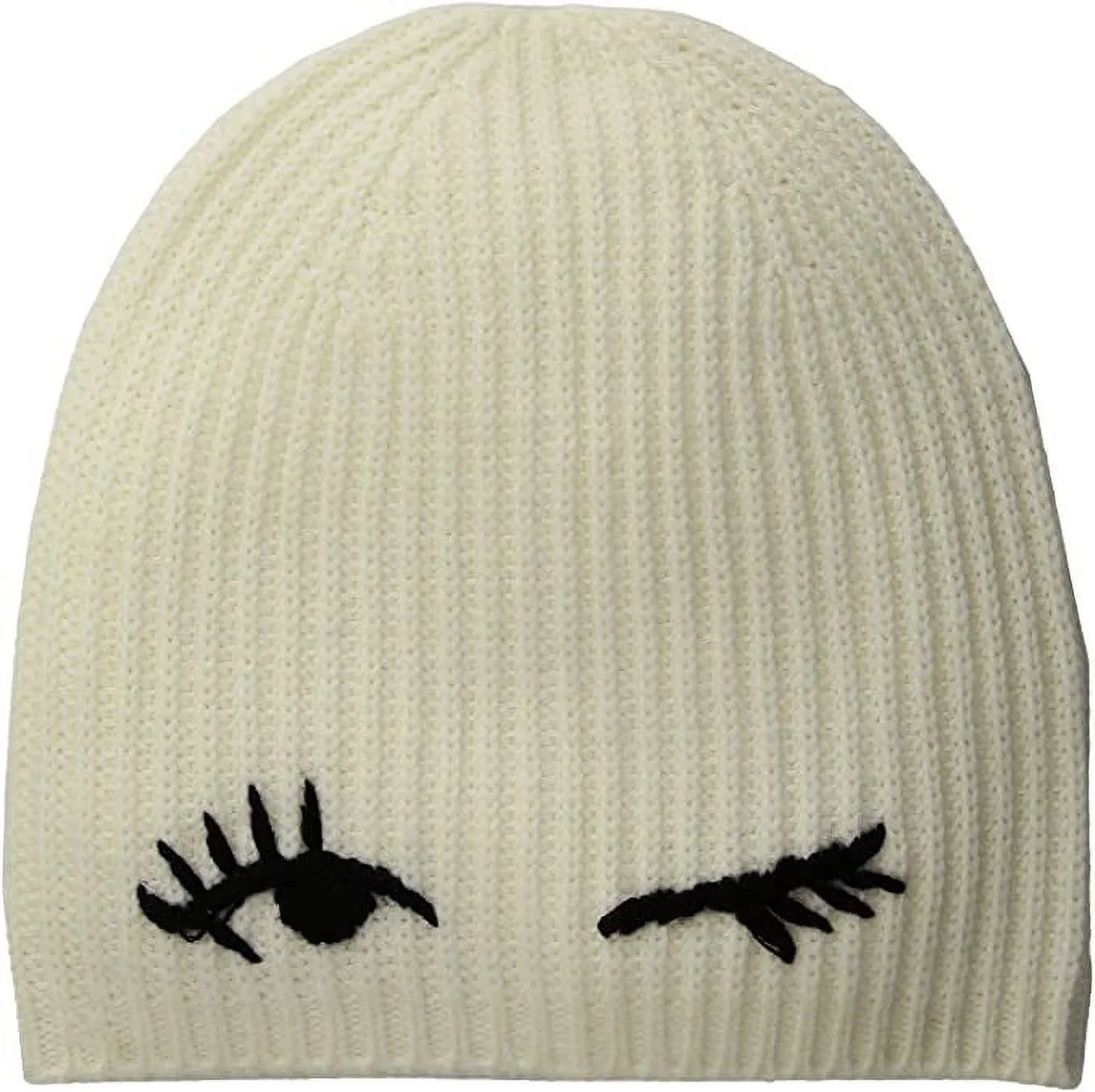 New Spade Cream/Black Kate Beanie York Winking