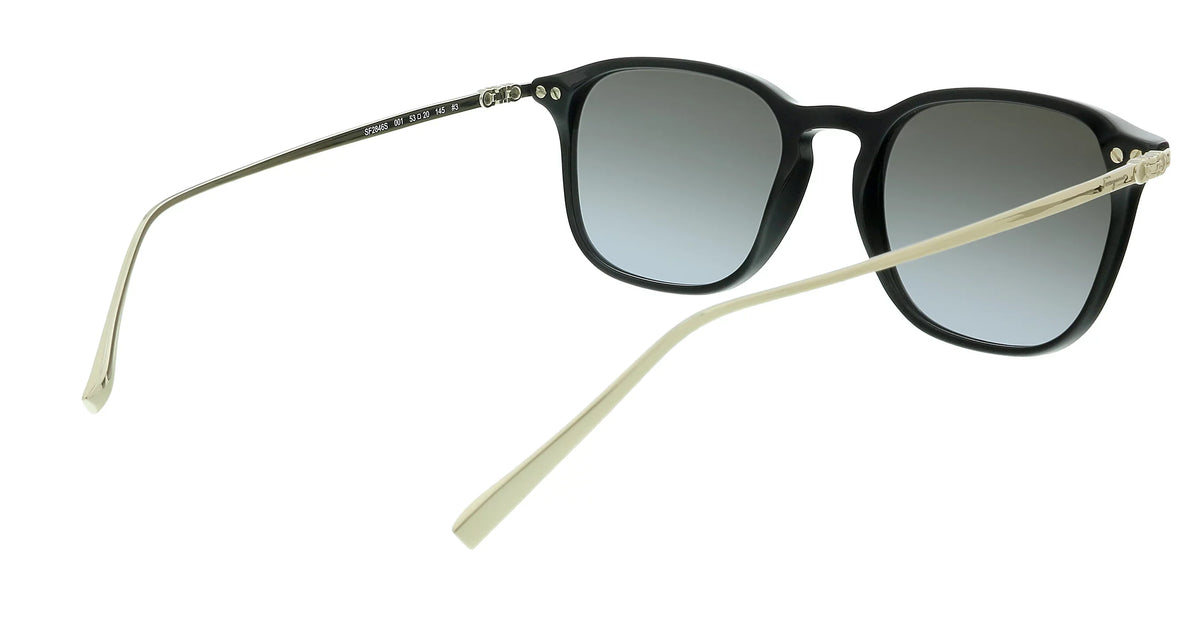 Unisex 53 SF2846S Square Sunglasses Salvatore 001 Grey Ferragamo
