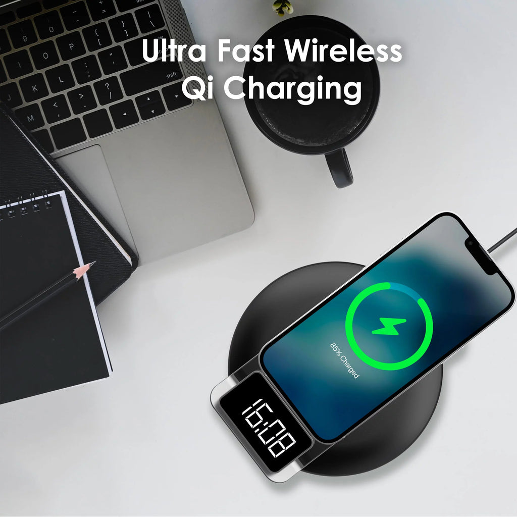 Wireless 3-in-1 Lamps Black Rexing Control, Station, - Charging RS7 Touch Table-Desk